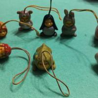 8 Winnie The Pooh Mini Portachiavi Con Laccio