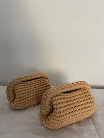 Clutch con molla da 20cm vari colori