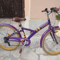 Bicicletta City bike da 24" donna/ragazza