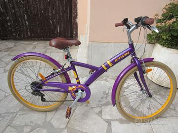 Bicicletta City bike da 24" donna/ragazza