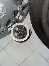 gomme seminuove per toyota aygo compreso cerchioni