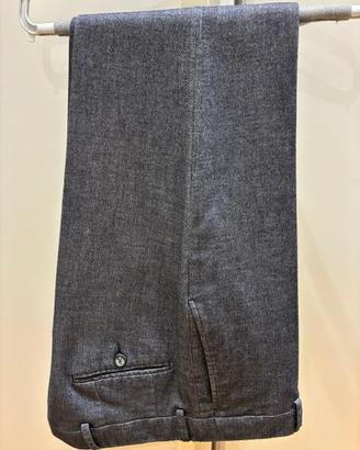 Chino grigio tessuto Cervino