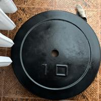 Disco da 10kg per bilanciere in cemento