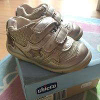 Scarpa tennis Chicco n.23 bambina oro