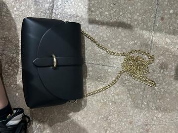 Borsa in pelle nera