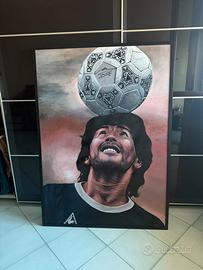 Quadro maradona Certificato