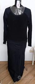 Vestito abito lungo Floreiza nero taglia 44