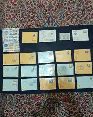 Buste con francobolli e timbri postali 20 pezzi. 