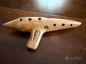 Ocarina in terracotta in sol - Antonio Cannella