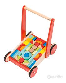 Carretto con blocchi