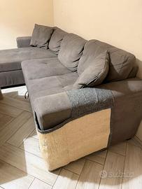 Divano contenitore ad angolo