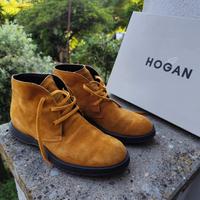 Scarpe Hogan uomo – chukka in camoscio miele – ott