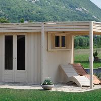 CASETTA CUBO DA GIARDINO 3x2 + tettoia   €4030