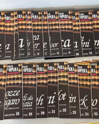 COLLEZIONE UN PALCO ALL’OPERA sulla scena e dietro