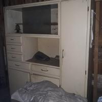 credenza vecchia, anni 50