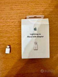 Adattatore Apple originale Micro USB → Lightning