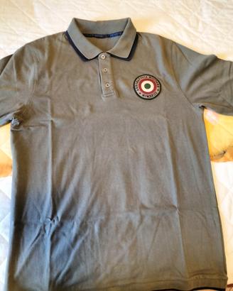 Polo uomo XL aeronautica militare manica lunga 