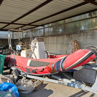 Gommone 4 mt con motore 25 cv Tohatsu