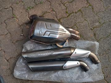 Scarico marmitta silenziatori brutale mv agusta