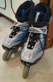 Pattini in linea Rollerblade n. 42 – Grigio/Blu – 