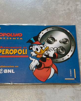 Raccoglitore con le Banconote di Paperopoli