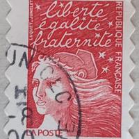 Francobollo raro Repubblica Francese