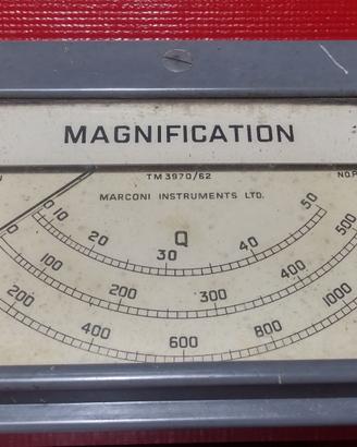 Marconi Microamperometro Bachelite  Magnification