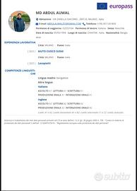 Aiuto cuoco e lavapiatti