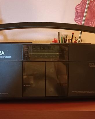 Radio/musicassette doppio portatile SABA
