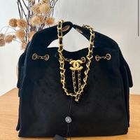 Borsa chanel 25 camoscio