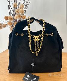 Borsa chanel 25 camoscio