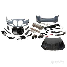 BMW serie 4 G22-G23 Bodykit M4 con cofano carbonio