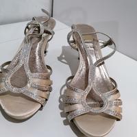 Scarpe donna color argento n. 38 