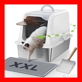 Lettiera per Gatti XXL in Acciaio INOX NUOVA