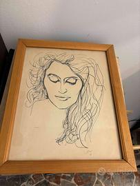 disegno riproduzione Renato Guttuso