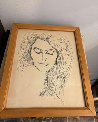 disegno riproduzione Renato Guttuso
