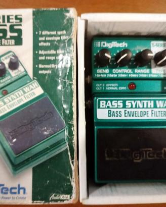 DigiTech Bass Synth Wah X-Series + Scatola