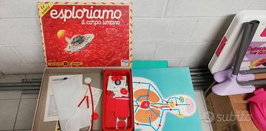 Esploriamo il Corpo Umano – Gioco da tavolo vintag