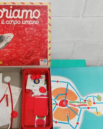 Esploriamo il Corpo Umano – Gioco da tavolo vintag