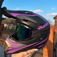 Casco Cross Bimbo Moto Downhill -Taglia S Nuovo