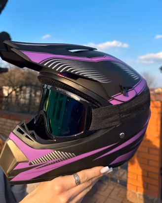 Casco Cross Bimbo Moto Downhill -Taglia S Nuovo