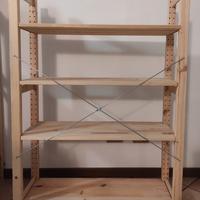 Scaffale in legno IKEA IVAR