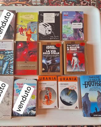 Lotto 10 libri Fantascienza Vintage e Urania