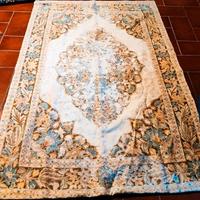 Arazzo francese dei primi '900 in lana su lino, ri