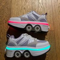 Pattini, Scarpe Multiuso LED 2 in1, Scarpe bambini