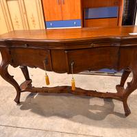 Consolle 2 ante 2 cassetti noce