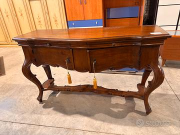 Consolle 2 ante 2 cassetti noce