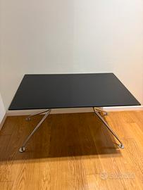 Scrivania Calligaris vetro nero