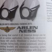 cupolino Arlen Ness per Harley -Davidson 