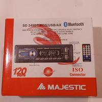 AUTORADIO MAJESTIC  con USB  e  Bluetooth  120W